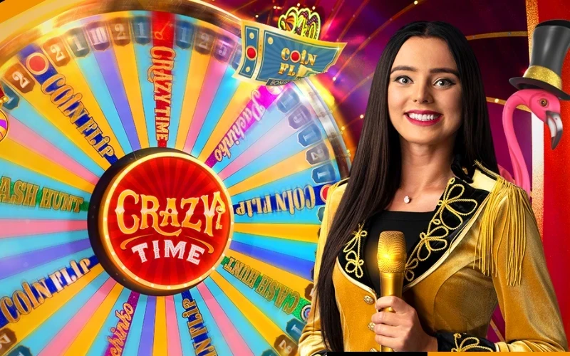 Play Crazy Time and win big at JitaWin live casino.