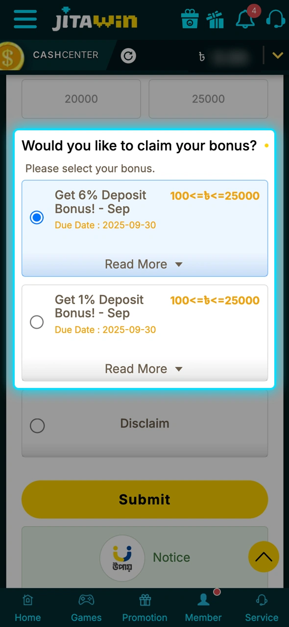 Claim your bonus and start gaming on JitaWin now.