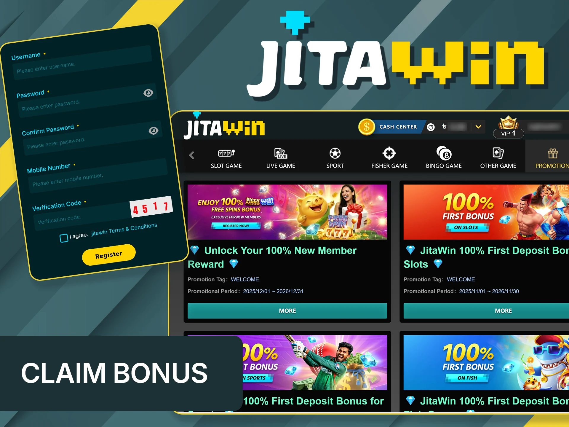 Claim your exclusive rewards on the official JitaWin website now.